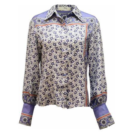 Chloé Pre-owned Bandana Print Bluse inbo, Dame