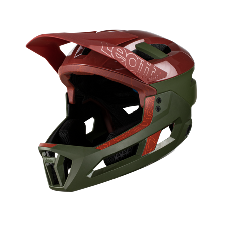 Cască MTB Downhill Leatt Enduro 3.0 V23 verde pin S