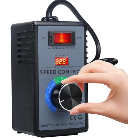 Hastighetsregulator for 220V motor, spenningsregulator for vinkelslipere/vifter/sirkelsager, spenningsregulator, toppeffekt 4000W.