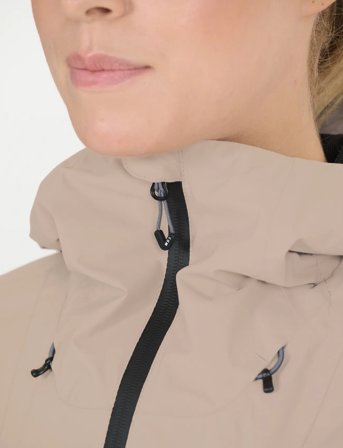 Weather Report Harbor W Rain-Tech Jacket W-Pro 200 - Beige - 38