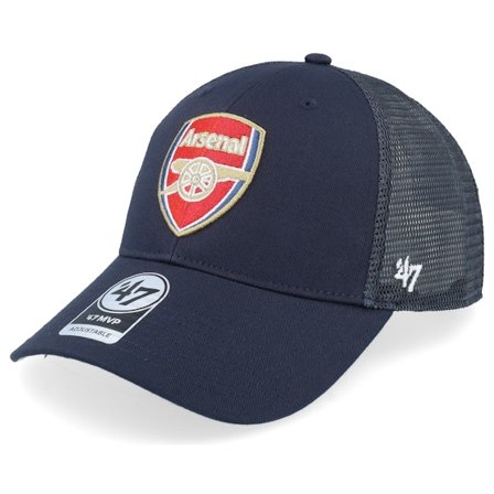 47 Brand - Football Blau Trucker Cap - Arsenal Branson 47 Mvp Cap Navy Trucker @ Hatstore