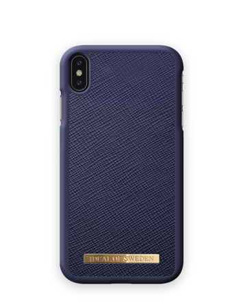 Saffiano Case iPhone XS Max Navy