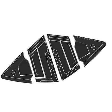 For Vezel -v 2021 2022 Bil Bakdør Håndtak Deksel Skål Ramme Klistremerke Matt Svart