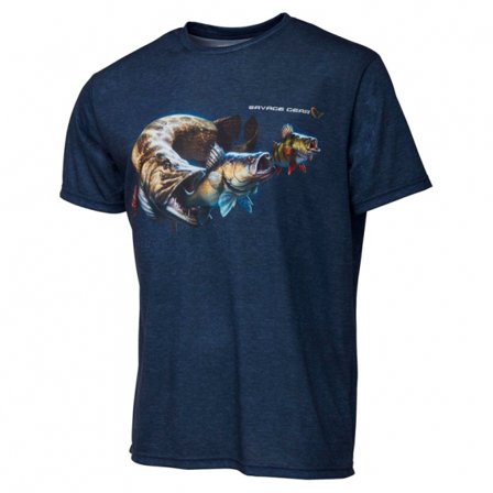 Savage Gear Cannibal Tee, Blue - M