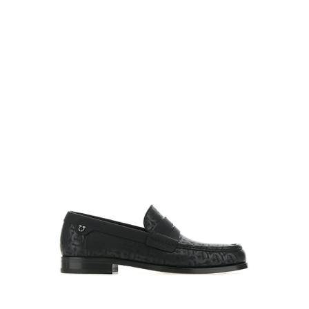 Salvatore Ferragamo Moccasins Sort, Herre Loafers, Størrelse: 42 EU
