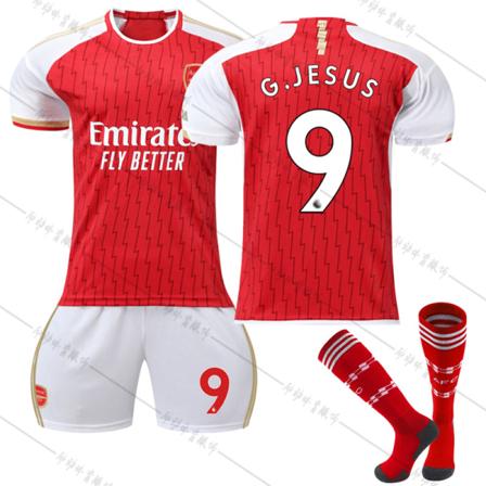 Arsenal F.C. 23-24 Hjemdrakt G.JESUS Nr 9 Fotballtrøye sett 20