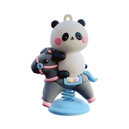 Tecknad skakande docka dekoration Söt docka PANDA PANDA