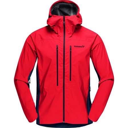 Norrøna Men's Lyngen Windstopper Hybrid Jacket Men unlined ski jackets Red L