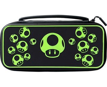 PDP-Console Case - 1-UP Glow-in-the-dark-Reiseveske for Nintendo Switch som lyser i mørket-Gaming-Nintendo-tilbehør
