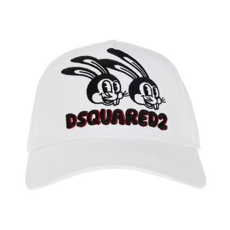 Dsquared2 Hoeds , Wit , Heren , Maat: ONE Size Petten