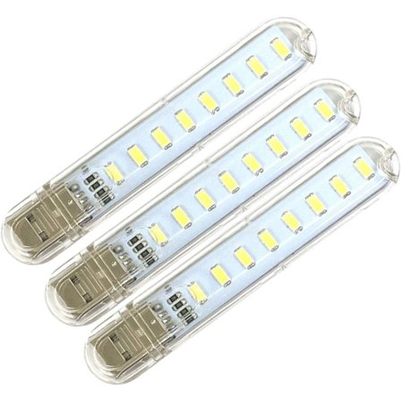 3-pack USB nattlampa Mobil strömlampa Dator USB-lampa USB