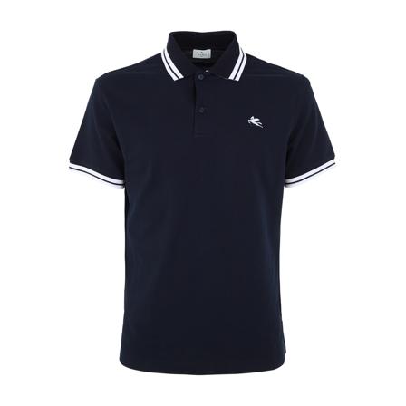 Etro, Polo Shirts Blauw, Heren, Maat:M