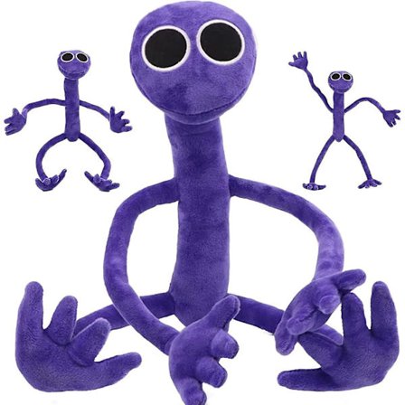 Rainbow Friends Plyschleksak Lila långhändigt monster