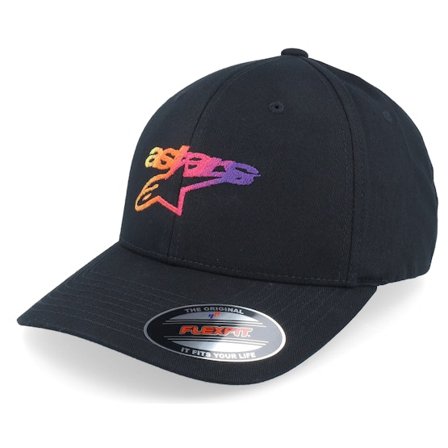Alpinestars - Svart flexfit Keps - Setting Hat 10 Black Flexfit @ Hatstore