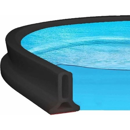 Sammenfoldelig brusevæg, brusedørsforsegling, tør-våd adskillelsesbrusertrin, egnet til køkken og badeværelse (1M, sort) - WELLNGS