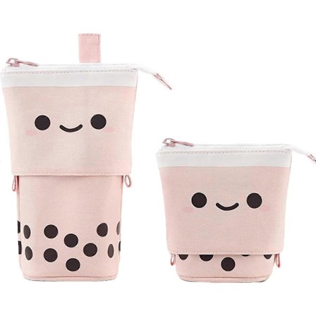 Sød Penalhus, Stående Blyantholder Teleskopisk Lille Penalhus Slim Special Preppy Penalhus Pop Up, til Piger Studenter Teenagere Kvinder Kontor