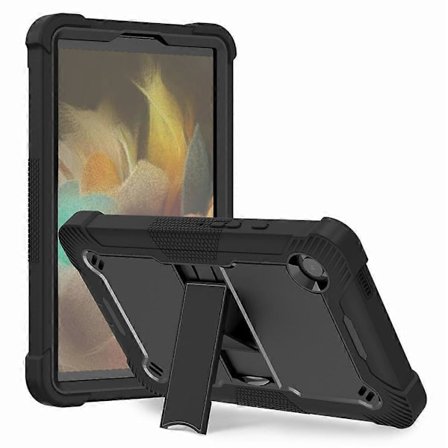 Til Samsung Galaxy Tab A9 Støtteben Cover Silikone+PC Defender Stødsikkert Tablet Cover