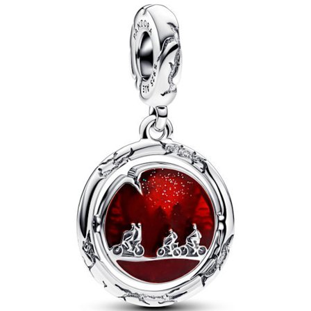 Stranger Things -hohtava riipus, hopeoitu. 1