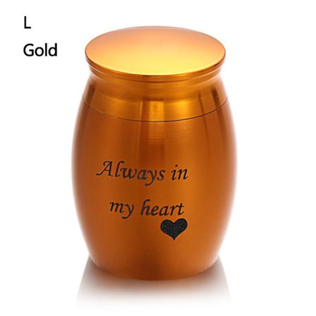 Kremeringsurnor för husdjur Askhållare Minnesak GOLD L Gold L