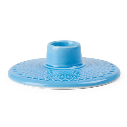 Lyngby porcelæn Rhombe Color lysestage, blå | KitchenOne