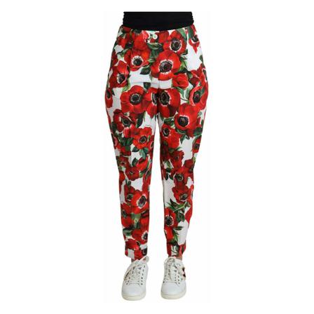 Dolce & Gabbana Broek , Rood , Dames , Maat: S