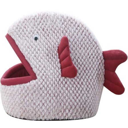 Katteseng, Sødt Kæledyrstelt Hus Kennel Vinter Varm Seng Blød Foldbar Sovemadras Pude Hus