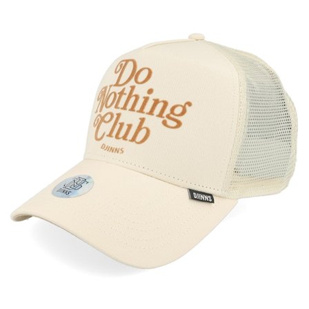 Djinns - Beige trucker Cap - Hft Cap Dnc 30th Crème White A-Frame Trucker @ Hatstore