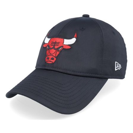 New Era - NBA Svart unconstructed Keps - Chicago Bulls Womens NBA 9TWENTY Black Dad Cap @ Hatstore