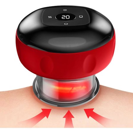 Smart Dynamic Cupping Therapy Set, Cellulitmassageapparat 3 i 1 Vacuum Therapy Machine Cellulit Remover, Gua Sha Massageverktyg med 12 nivåer 