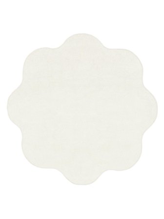 Olga Indoor/Outdoor Rug Washable Ø 150 Small White Abstract