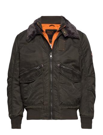 Winter Hercules Bomber Green Superdry