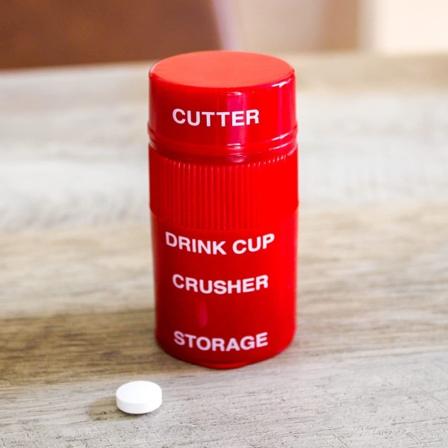 1 pack 2022 ny medicinskärare, medicinbrytare, avdelare, lätt att bära pillerlåda