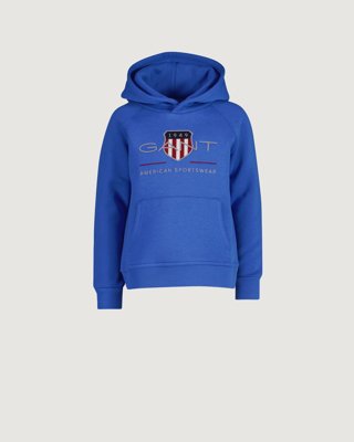 GANT - Hettegenser med archive shield-logo sea blue