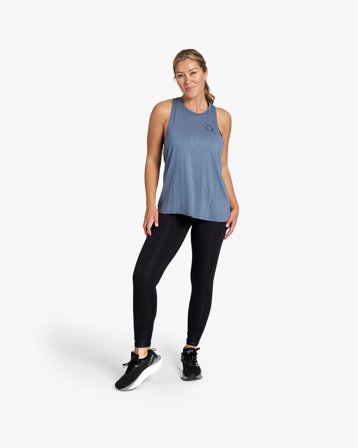 MM Sports Tank Racerback - Blue/Grey - XS, Treningsklær & Sko, Treningsklær Dame, Singlet-topper