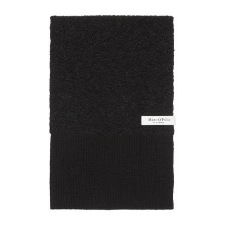 Marc O'Polo Bouclé knitted Halstørklæde Sort, Dame Tørklæder, Størrelse: ONE Size