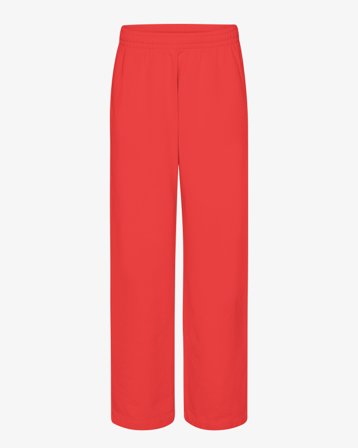 Organic Straight Leg Sweatpants - Red Tangerine 2XL