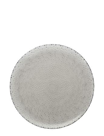 Raw Glass Beads Smoke - Flat Plate Home Tableware Serving Dishes Serving Platters Nude Aida*Betinget Tilbud