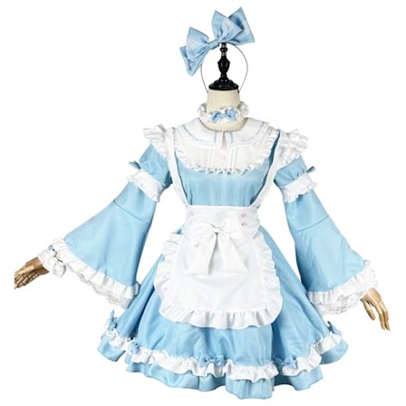 Alice-keijun lolita-mekko loli-suloinen tyttö cosplay-asu palvelijatar co
