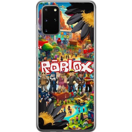 Kompatibelt Mobilskal till Samsung Samsung Galaxy S20+ Roblox äventyrsvärld full av figurer, färgstarka spelmiljöer och actionfyllda byggvärldar