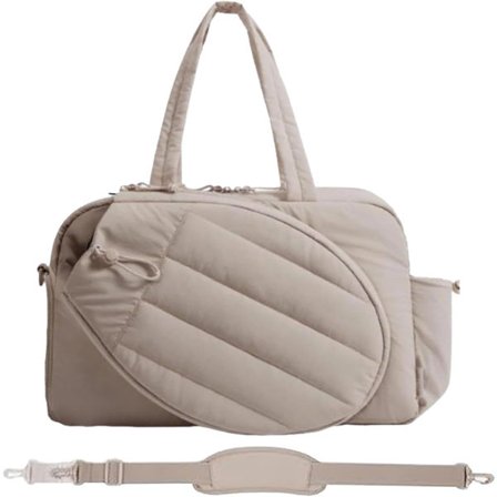 ING Naisten tenniskenkälaukku kenkä- ja märkäosastolla | Mahtuu 2 mailaa ja 15,6" kannettava tietokone | Monitoiminen kuntosali-, matka- ja 