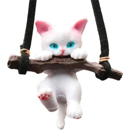 Bil Backspegeldekoration, Backspegelhänge Söt Katt