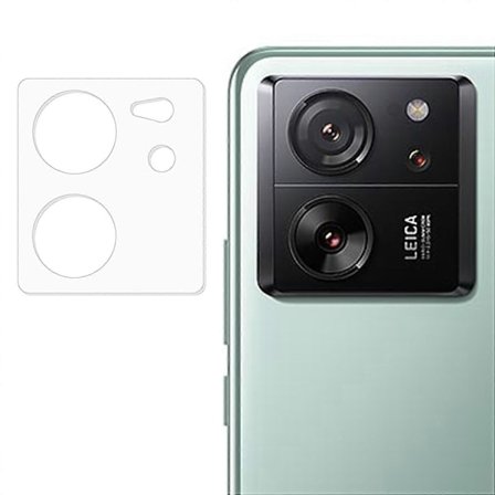 Til Xiaomi 13T/13T Pro Baglinsebeskytter Hærdet Glas Buekant Kameralinsefilm