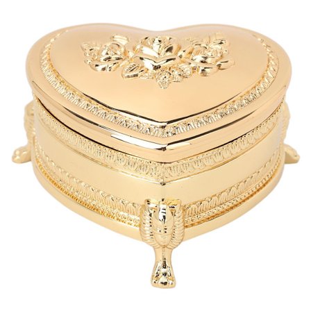 Europeiska kreativa metall hantverk smycken smyckeskrin high-end förvaringsbox bröllopspresentask