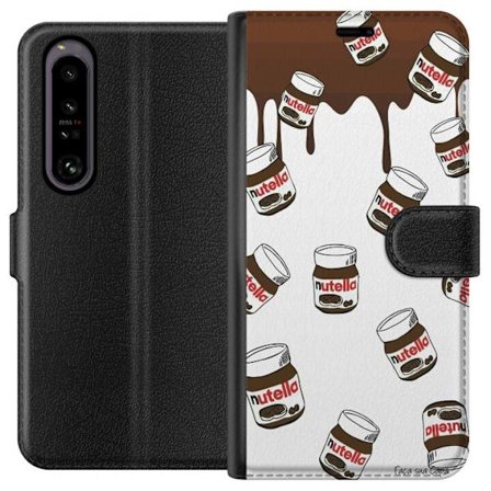 Kompatibelt Plånboksfodral till Sony Sony Xperia 1 IV Nutella Kawaii Style Söt Dessert
