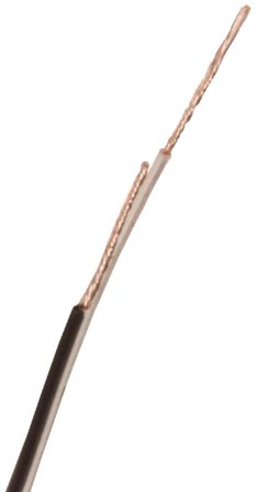 Nexans RQUB Högtalarkabel 2.5 mm², ledararea, svart(vit 100 m, bobin, Anslutningsdon & kablar