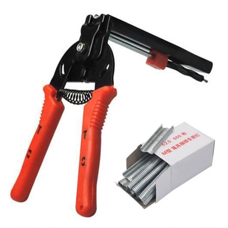 Burpliers for kanin, and, due, netting, manuell montering, landbruksverktøy, manganstål med M-spiker