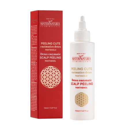 MATERNATURA Styling e Finish Peeling Enzimatico Antiossidante Antiage Cute Al Pantenolo 150ml - Trattamento Cuoio Capelluto