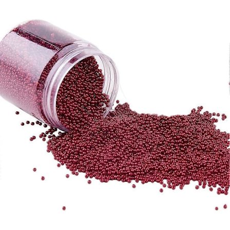 6000 st 11/0 Glasfröer Opak Röd Runda Pony Pärlor Mini Distanspärlor Diameter 2mm för Smyckestillverkning