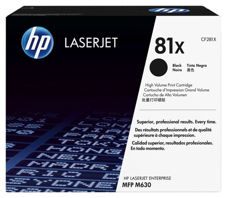 HP 81X svart original LaserJet tonerkassett med hög kapacitet, 887758147900
