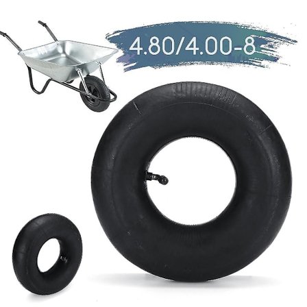 Sisärenkaat 4.80/4.00-8 Pyörävaunu Sisärenkaat Taivutettu Venttiili Kottikärryn Rengas